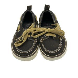 Baby Gap Boat‎ Shoes Loafers Infant Size 3 brown Laces